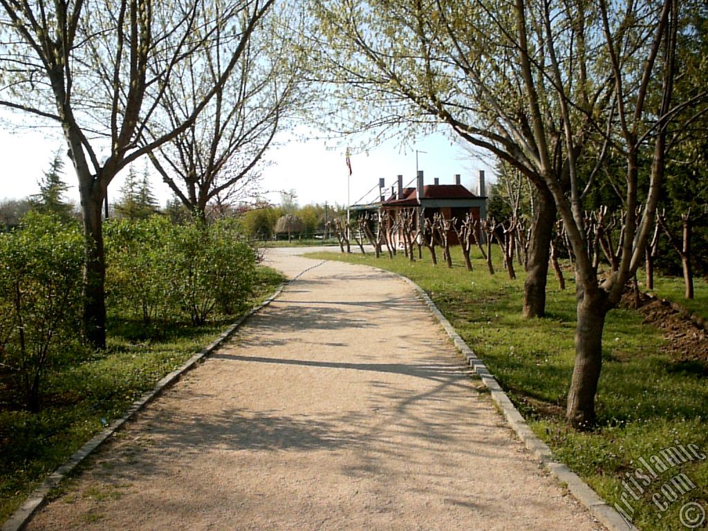 View of Botanical Park in Bursa city of Turkey.
