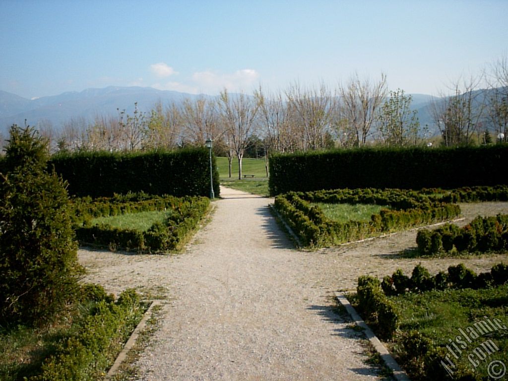 View of Botanical Park in Bursa city of Turkey.
